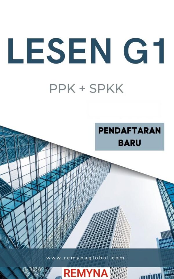 LESEN G1 (PPK+SPKK) - PENDAFTARAN BARU