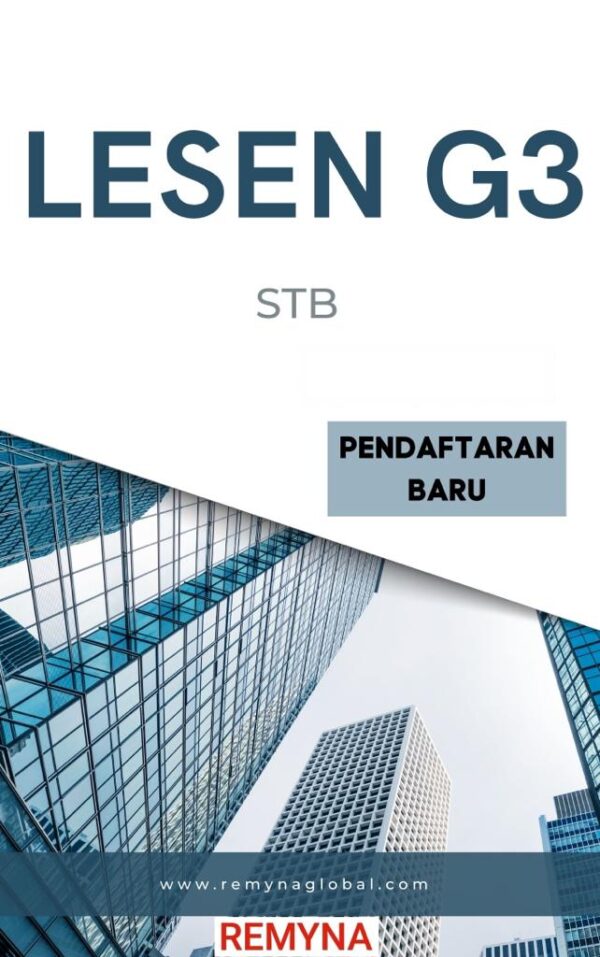 LESEN G3 (STB) - PENDAFTARAN BARU